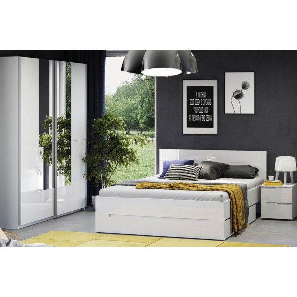 SELENE SZAFA 2 DRZWIOWA Z LUSTREM (DRZWI PRZESUWNE)