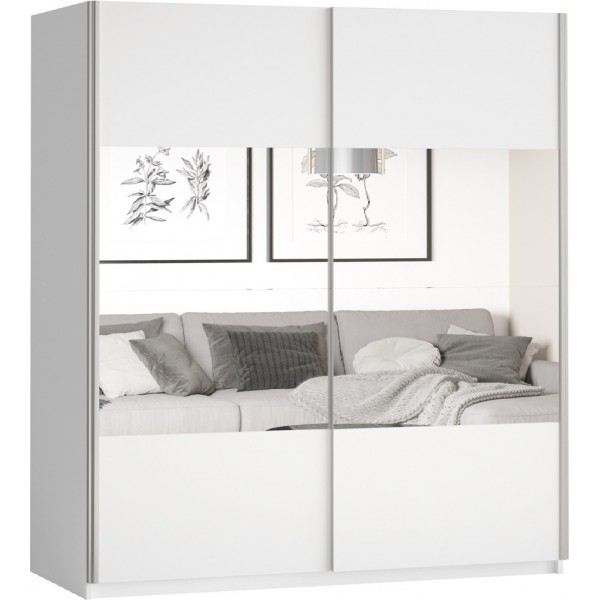 BETA SZAFA SZER. 150 CM 2 DRZWI PRZESUWNYCH Z LUSTRAMI