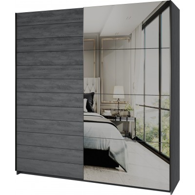 GALAXY SZAFA SZER. 200 CM 2 DRZWI PRZESUWNYCH Z LUSTRAMI