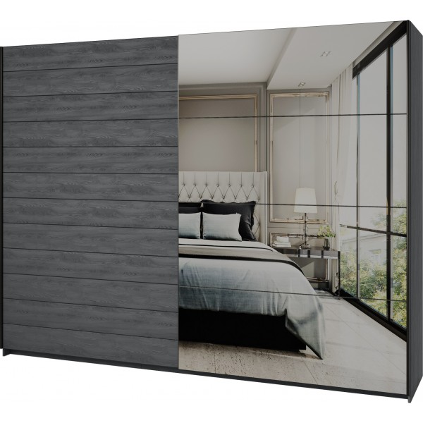 GALAXY SZAFA SZER. 270 CM 2 DRZWI PRZESUWNE Z LUSTRAMI