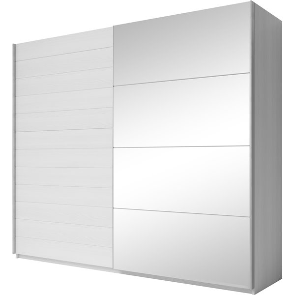 GALAXY SZAFA 220 CM 2 DRZWIOWA PRZESUWNE Z LUSTRAMI