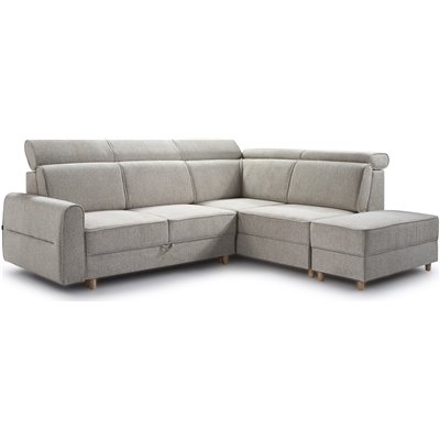 SPELLO NAROŻNIK ROZKŁADANY Z POJEMNIKIEM + PUFA