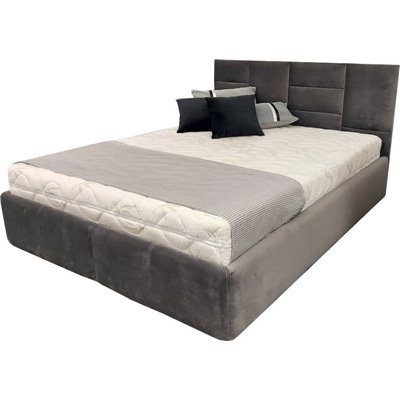 ASYMETRIC 160X200 ŁOŻE TAPICEROWANE Z POJEMNIKIEM