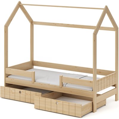 NAOMI ŁÓŻKO 1-OSOBOWE PARTEROWE Z SZUFLADAMI