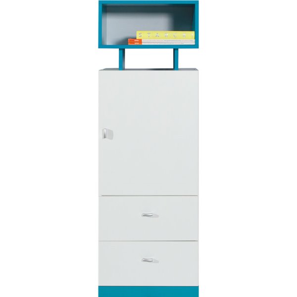 MOBI REGAŁ NISKI 1 DRZWIOWY Z SZUFLADAMI