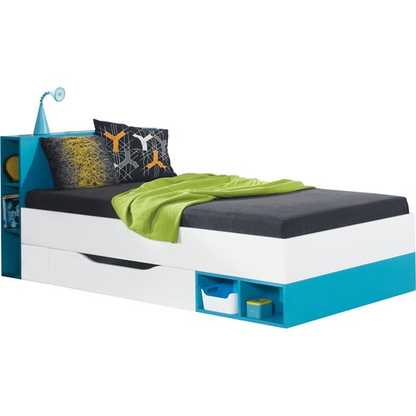 MOBI ŁÓŻKO 90x200 Z SZUFLADAMI