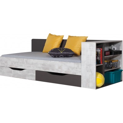 TABLO ŁÓŻKO 90X200 Z SZUFLADAMI I DOSTAWKĄ