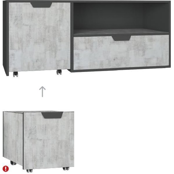 NANO SZAFKA 1D+ KONTENER