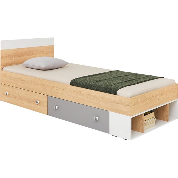 PIXEL ŁÓŻKO 90X200 Z SZUFLADAMI