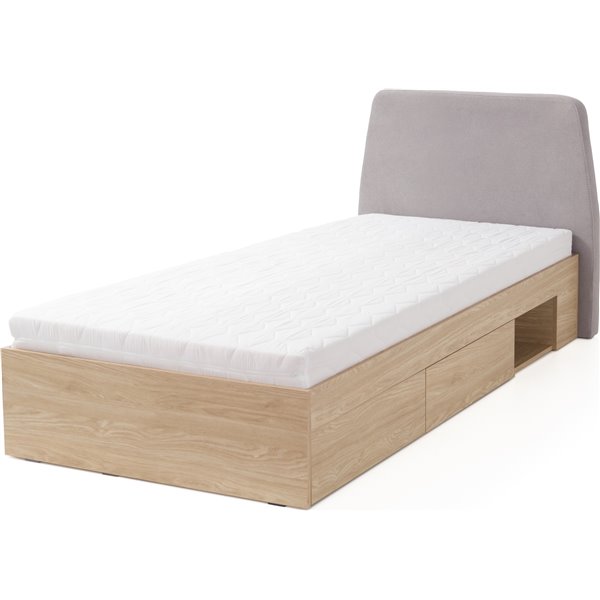 ALESSIO ŁÓŻKO 90x200 Z SZUFLADAMI