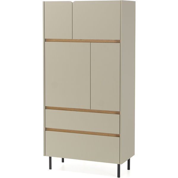 LUCA REGAŁ 4 DRZWIOWY Z SZUFLADAMI