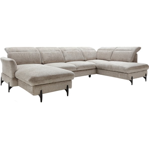 SIENNA I NAROŻNIK U-FORM ROZKŁADANY Z POJEMNIKIEM