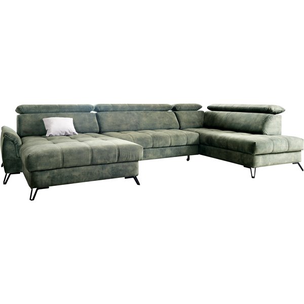 LAGO I NAROŻNIK U-FORM ROZKŁADANY Z POJEMNIKIEM