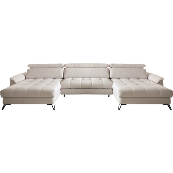 LAGO V NAROŻNIK U-FORM ROZKŁADANY Z POJEMNIKIEM