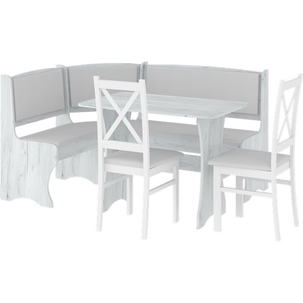 ZESTAW KUCHENNY NAROŻNY Z KRZESŁAMI