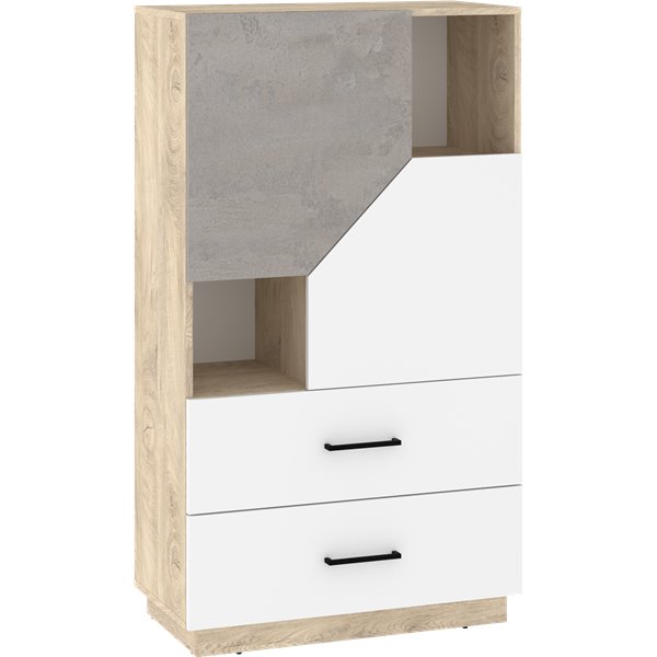 PAX REGAŁ NISKI 80 2D2S