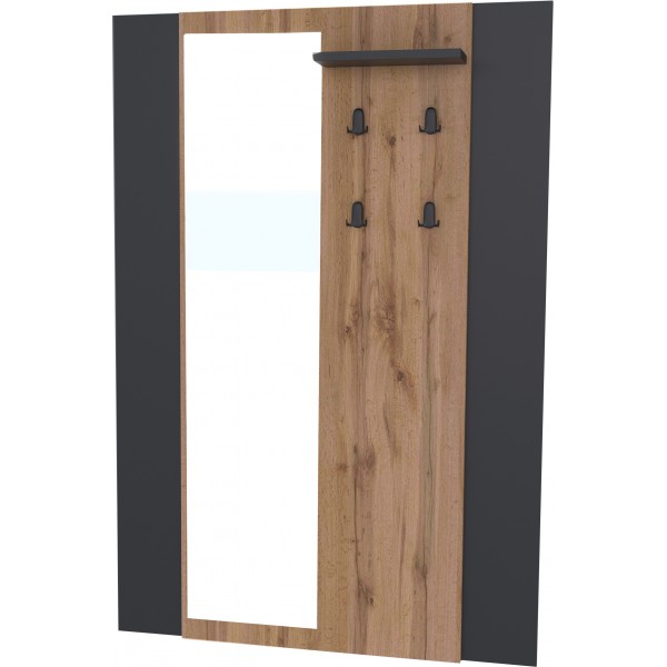 AMINO PANEL WISZĄCY Z WIESZAKAMI I LUSTREM