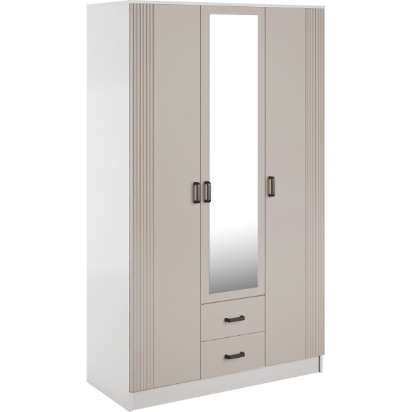 KAMI SZAFA Z LUSTREM 3D2S RYFLA