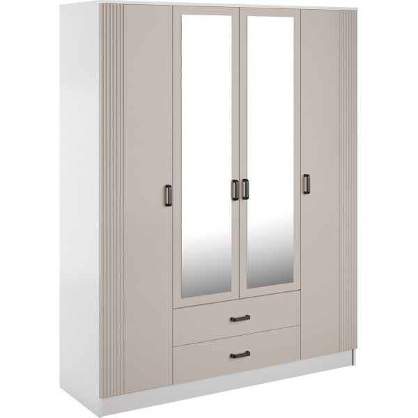 KAMI SZAFA Z LUSTREM 4D2S RYFLA