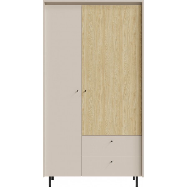 MALTA SZAFA 2 DRZWIOWA Z SZUFLADAMI