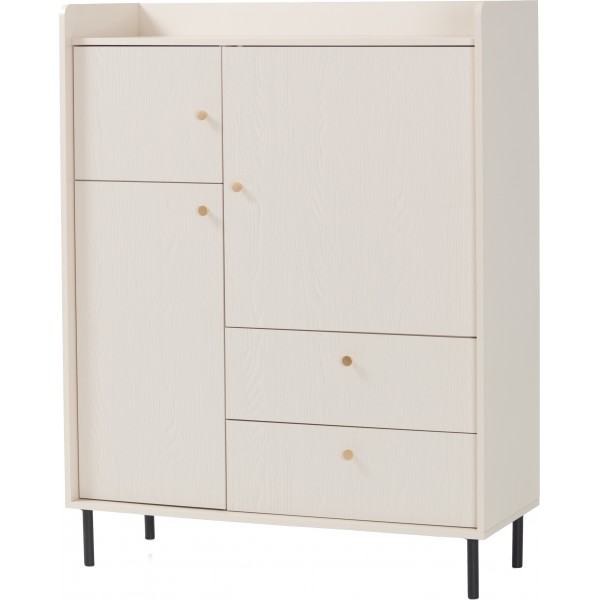 GRANDE KOMODA WYSOKA 3 DRZWIOWA Z SZUFLADAMI