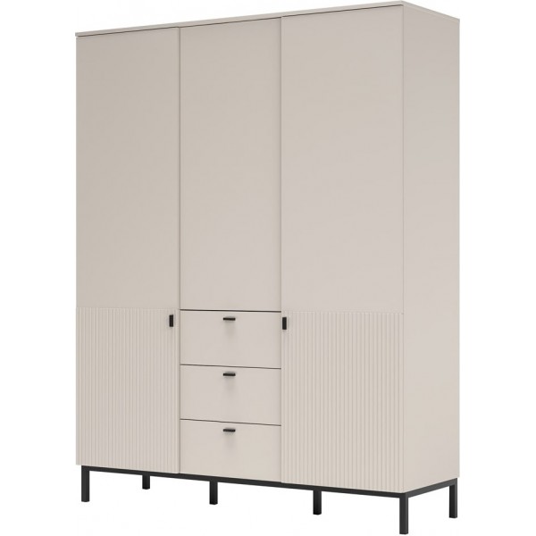 KORFU SZAFA 3-DRZWIOWA Z 3 SZUFLADAMI