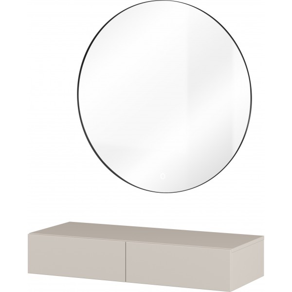 JUKON TOALETKA WISZĄCA 2S Z LUSTREM