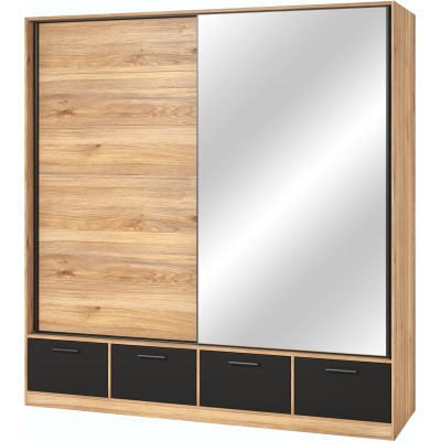 BETA SZAFA SZER. 200 2 DRZWI 4 SZUFL. Z LUSTREM