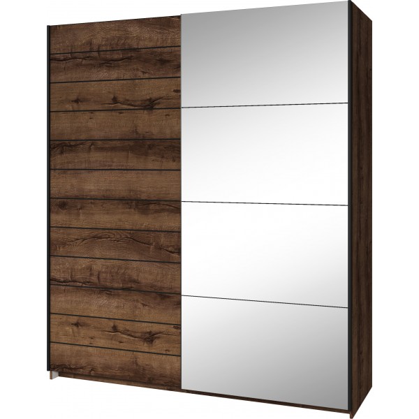 BETA SZAFA SZER. 180 CM 2 DRZWI PRZESUWNYCH Z LUSTRAMI