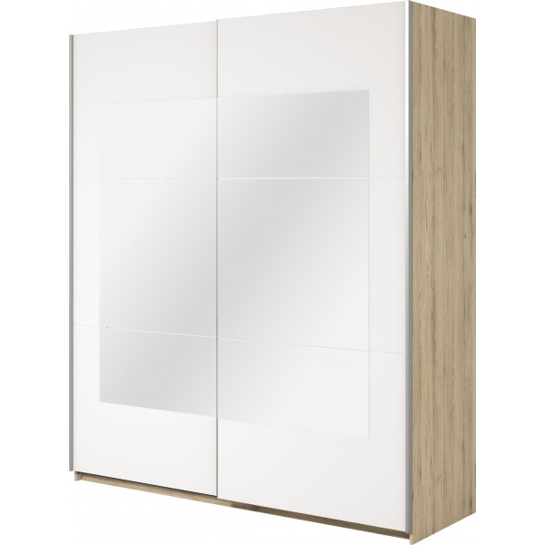 BETA SZAFA SZER. 180 CM 2 DRZWI PRZESUWNYCH Z LUSTRAMI