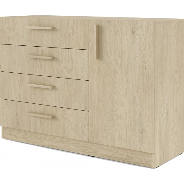 BRAGA KOMODA MAŁA 1 DRZWIOWA Z SZUFLADAMI