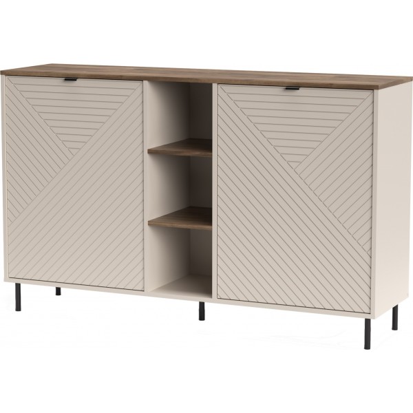 EVO KOMODA Z PÓŁKAMI 2D