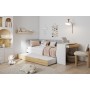 FREYA ŁÓŻKO PIĘTROWE 2-OSOBOWE NISKIE Z BIURKIEM